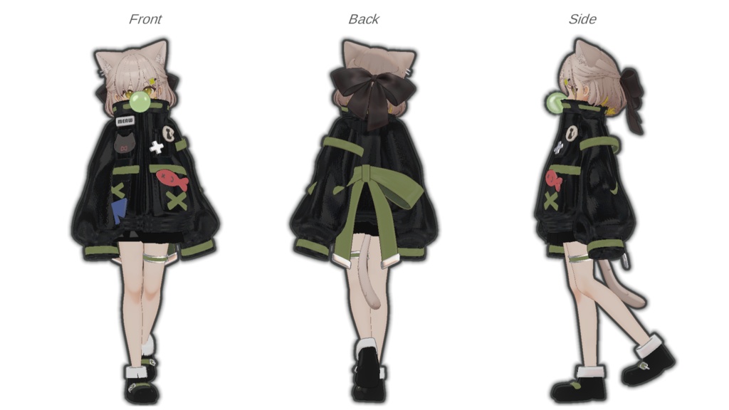 【5アバター対応】Meow Jumper【まめふれんず】