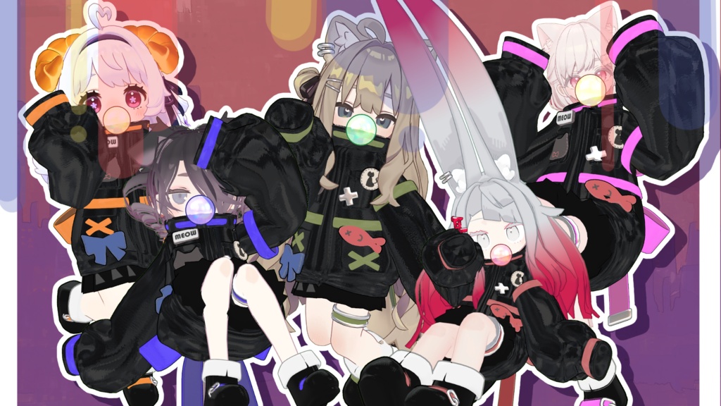 【5アバター対応】Meow Jumper【まめふれんず】