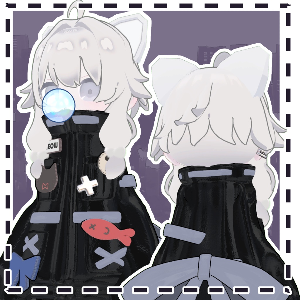 【3アバター対応】もみあげショート【PB設定済】