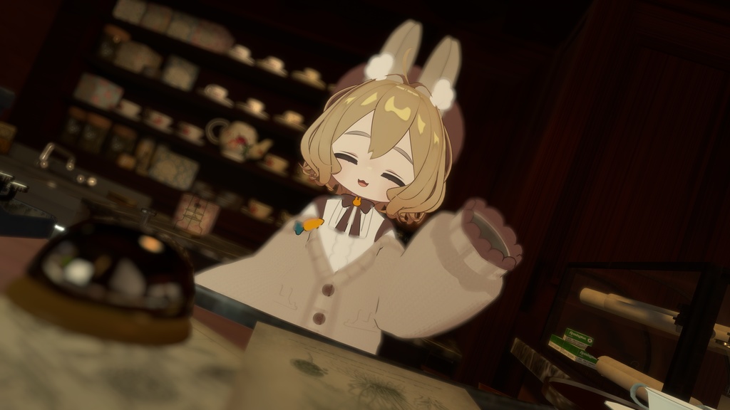 【キプフェル・みみのこ・がぶ対応】Love it ×2 Knit【まめふれんず】