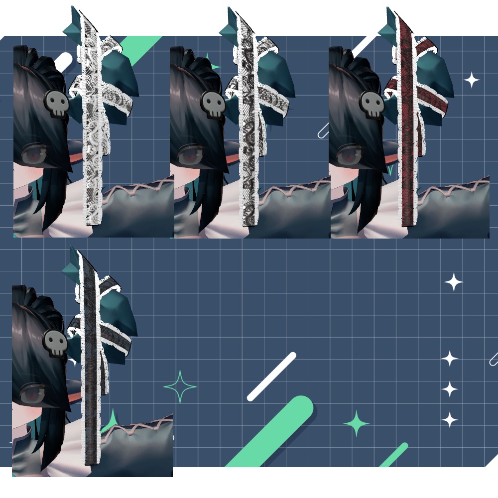 【バジリスク対応】Horn & Tail アクセサリー【PB設定済】