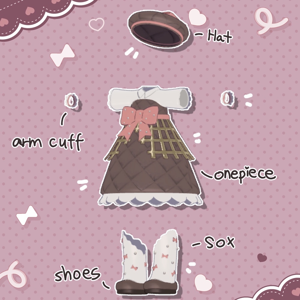 【キプフェル対応】Quilting Heart【まめふれんず】