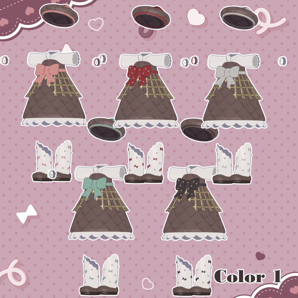 【キプフェル対応】Quilting Heart【まめふれんず】