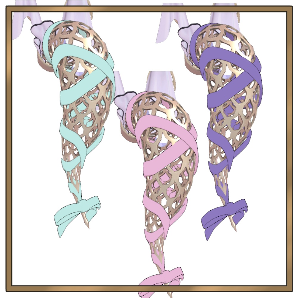 【ココ対応】ココちゃんのラッピングしっぽりぼん