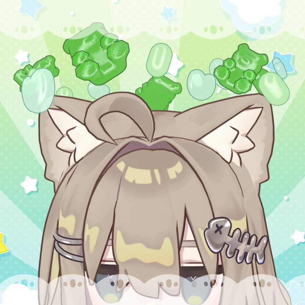 【キプフェル・ギュミ対応】ぷよぷよグミヘイロー【アニメーション・PB設定済】