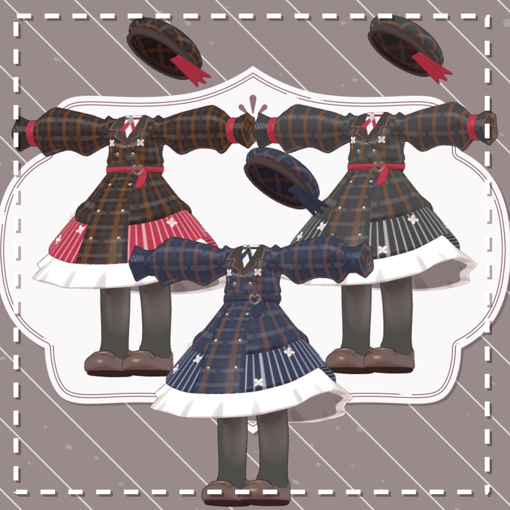 【キプフェル・みみのこ対応】Romanesque Trench【まめふれんず】