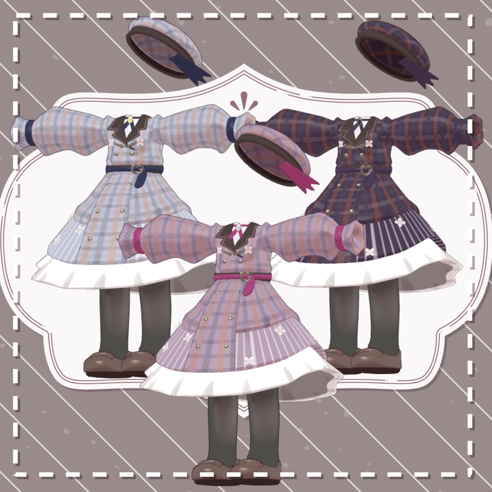 【キプフェル・みみのこ対応】Romanesque Trench【まめふれんず】