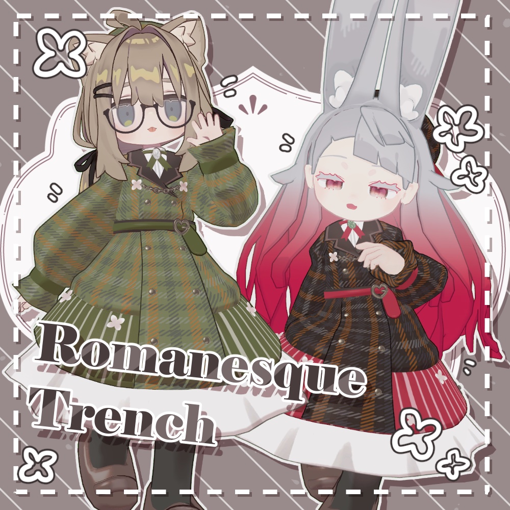 SALE!【キプフェル・みみのこ対応】Romanesque Trench【まめふれんず】