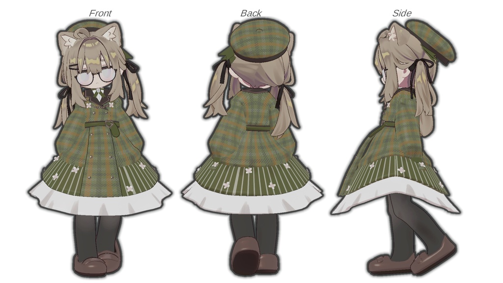 【キプフェル・みみのこ対応】Romanesque Trench【まめふれんず】