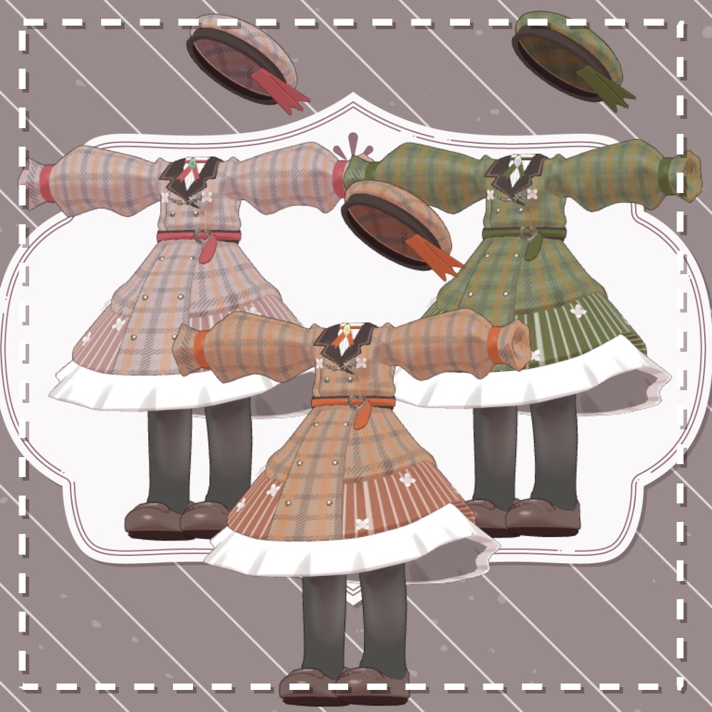 【キプフェル・みみのこ対応】Romanesque Trench【まめふれんず】