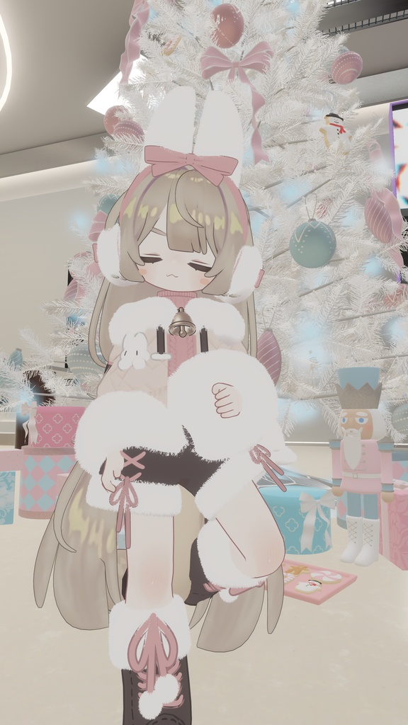 【キプフェル・みみのこ対応】Snowy Puff【まめふれんず】