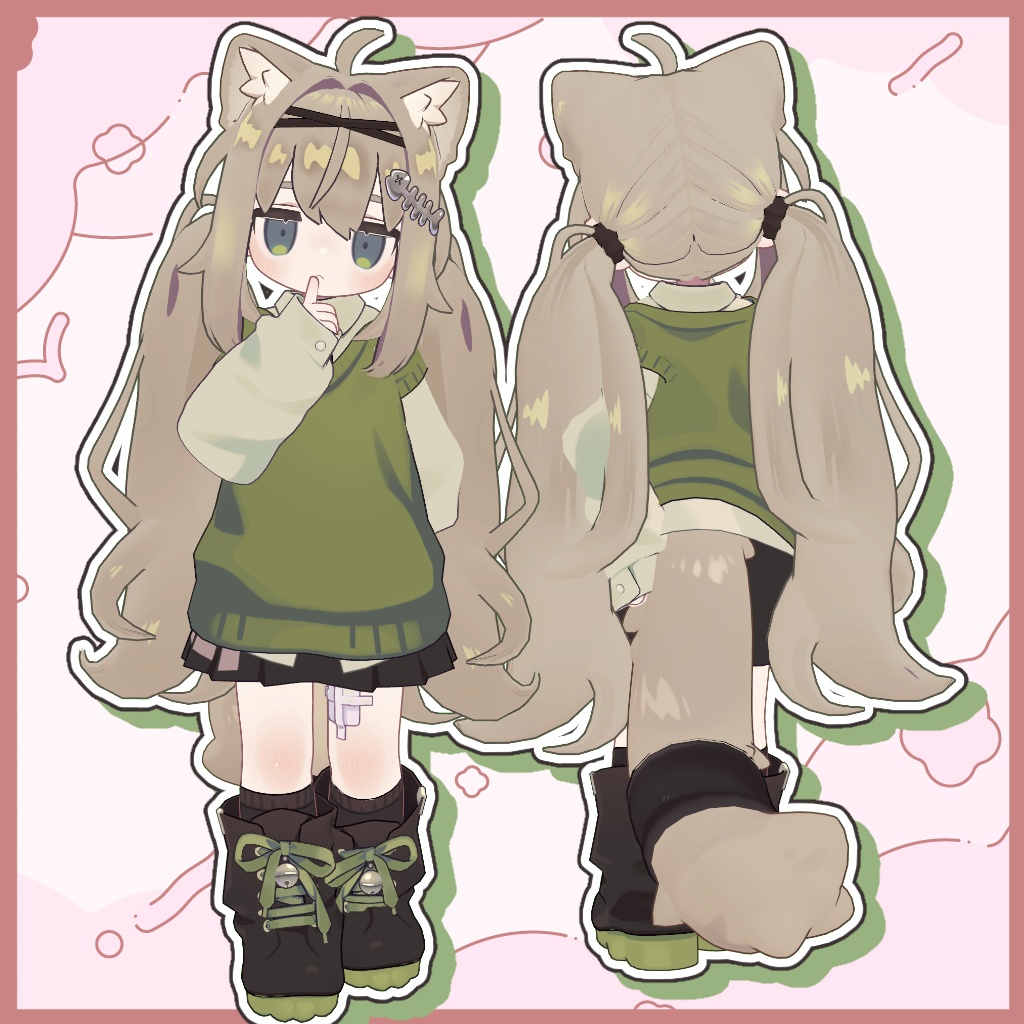 【8アバター対応】ぴゅあツイン【PB・MA設定済】