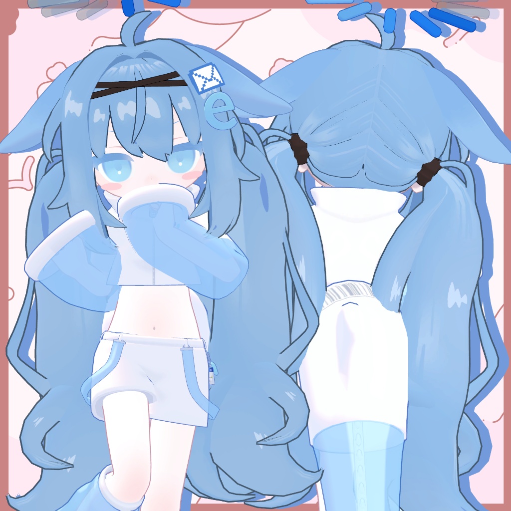 【10アバター対応】ぴゅあツイン【PB・MA設定済】