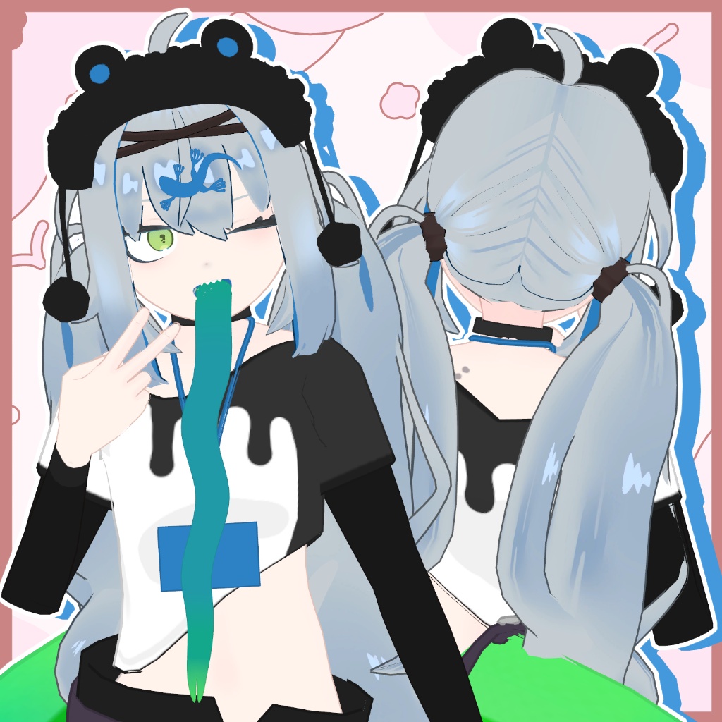 【10アバター対応】ぴゅあツイン【PB・MA設定済】