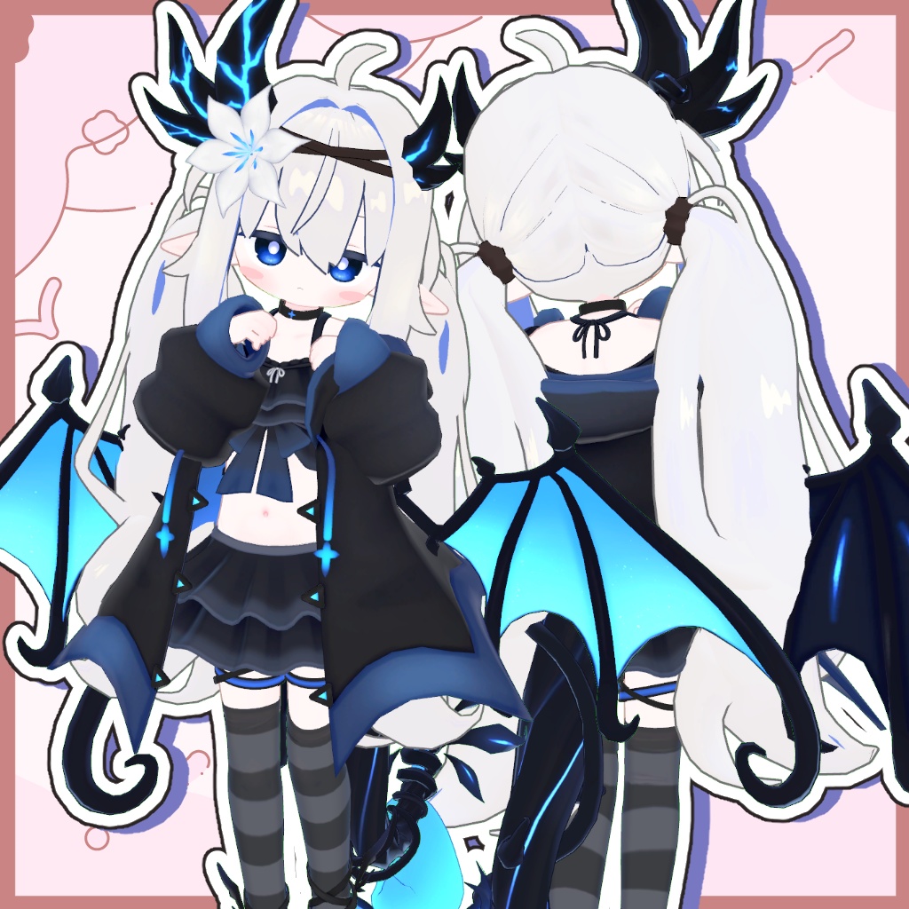 【8アバター対応】ぴゅあツイン【PB・MA設定済】