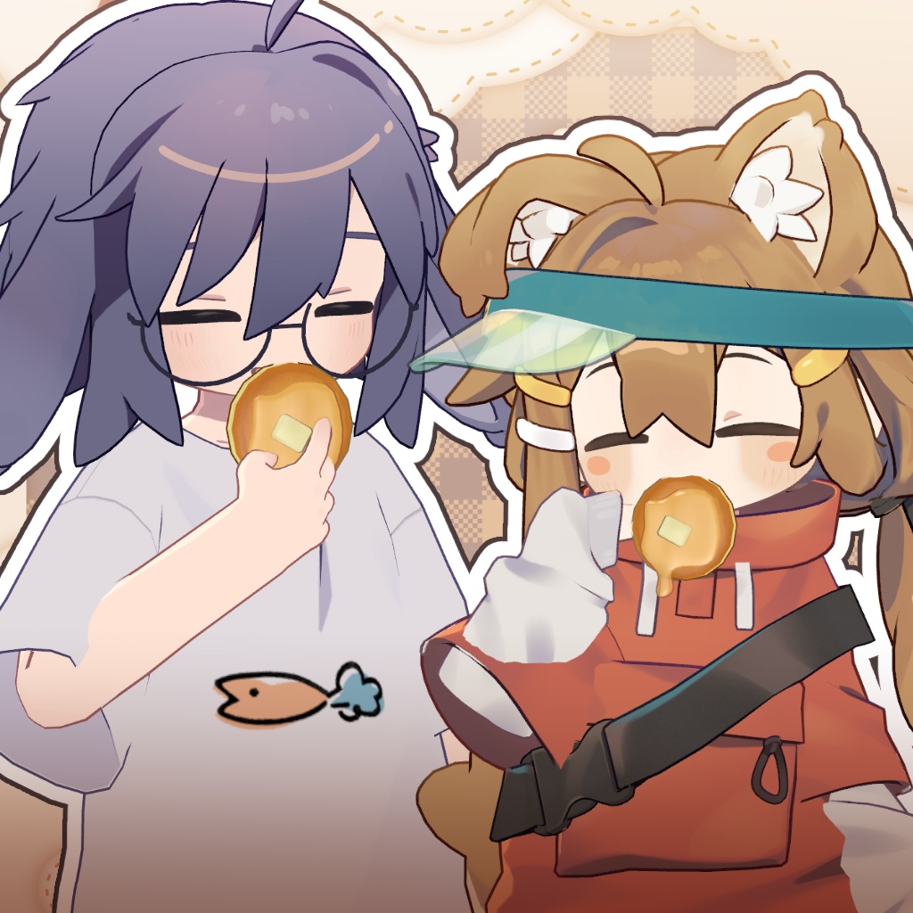 SALE!【7アバター対応】ふわもちパンケーキ【PB・アニメーション設定済】