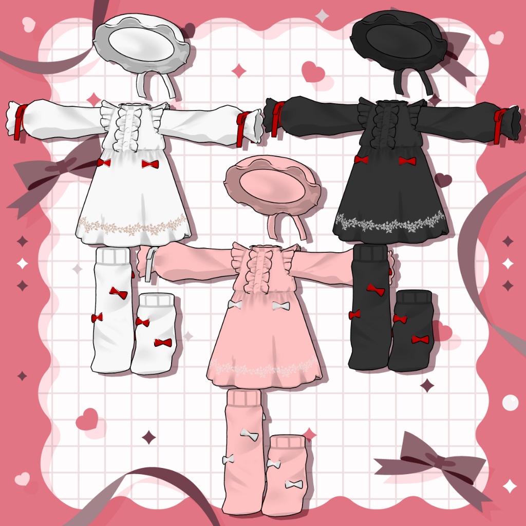 SALE!【3アバター対応】おやすみのしたく【衣装・PB設定済】