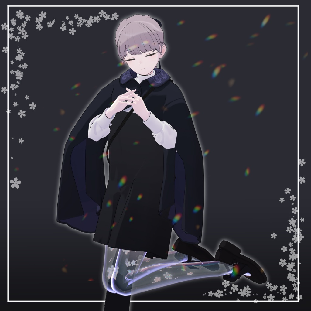 【8アバター対応】Little Flower Leg【Aquaglassコラボコンテンツ】