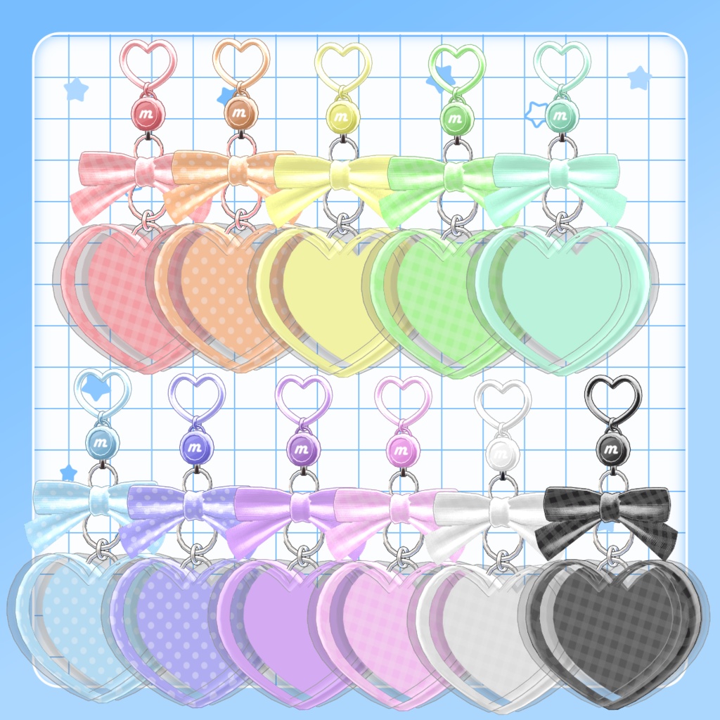 SALE!【4アバター対応】🩷Mini Heart Pouch🩵【PB・MA設定済】