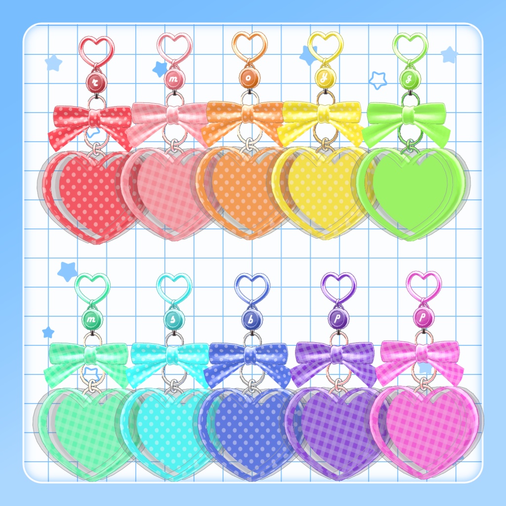 SALE!【4アバター対応】🩷Mini Heart Pouch🩵【PB・MA設定済】