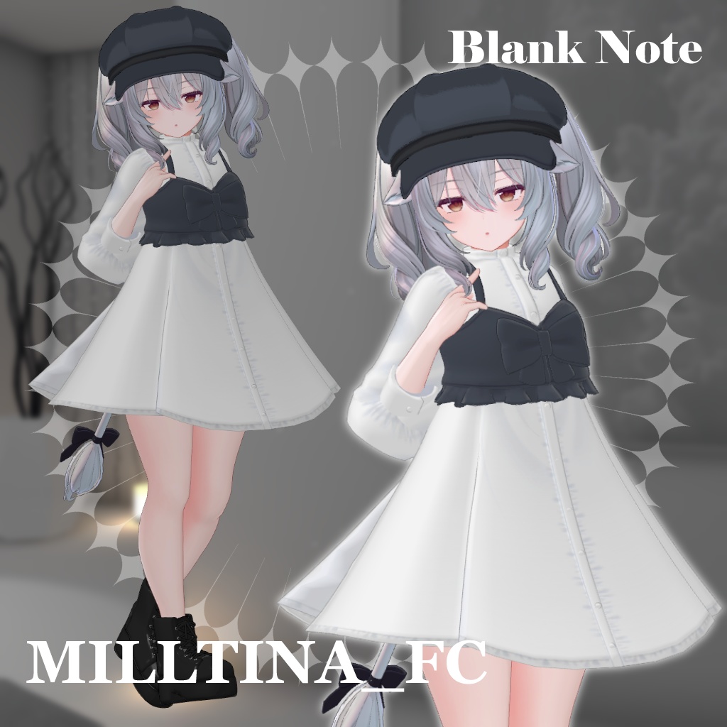 SALE!【14アバター対応衣装】Blank Note【PB・MA設定済】