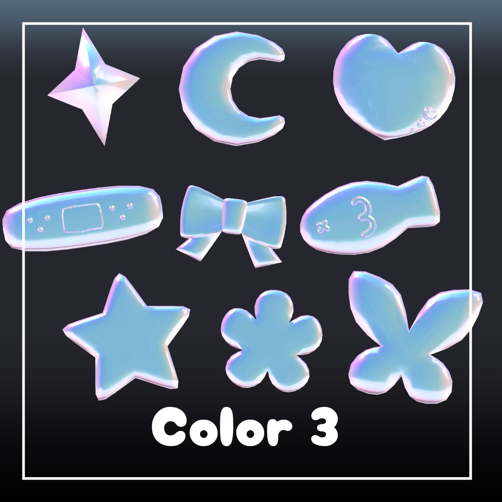 SALE!【FREE・無料あり】ぷにぷにできる!もちぷにシールセット【キプフェル対応】