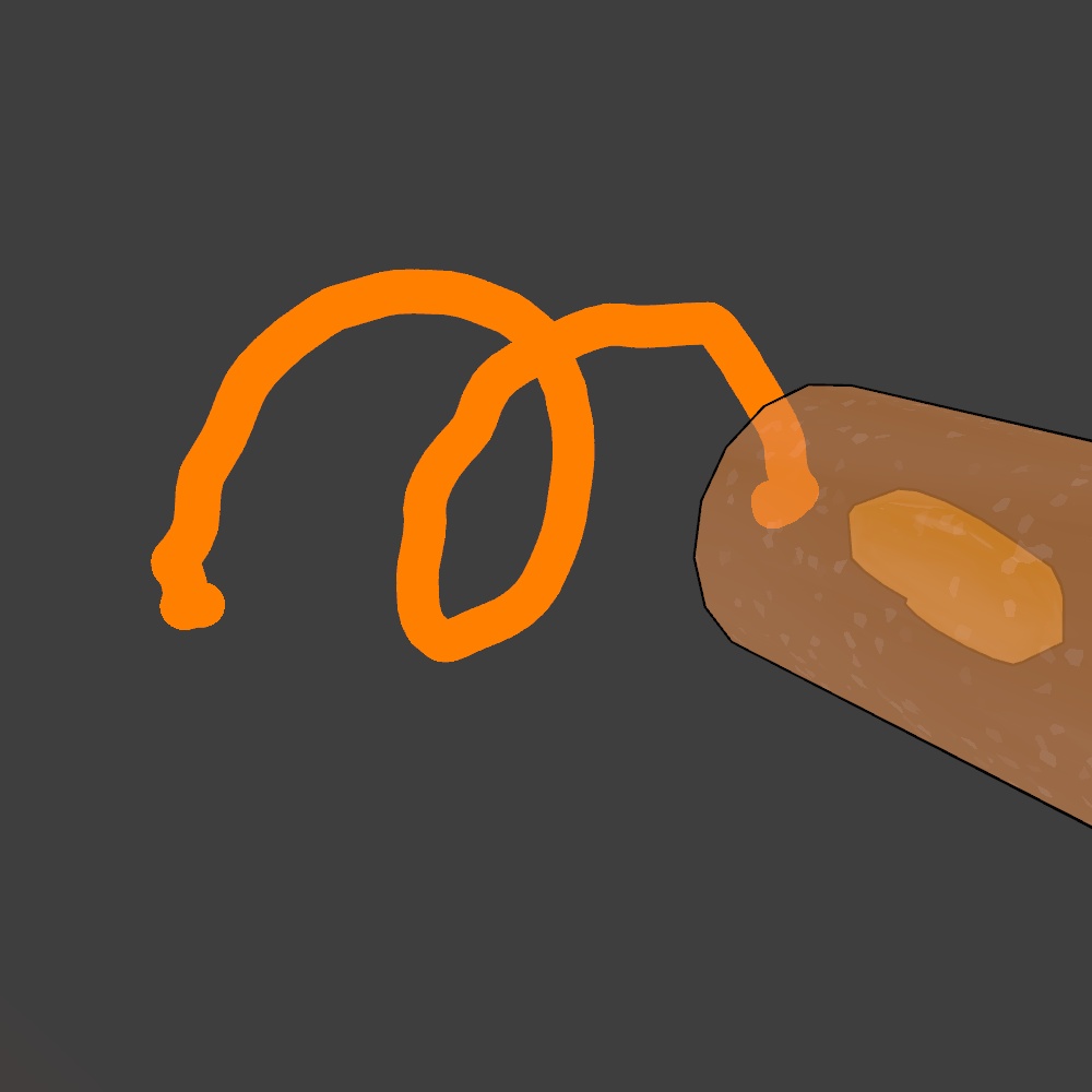 【QVPen差し替えモデル】Ribbon Pen&RingLight【そのまま置けるPrefab付き】