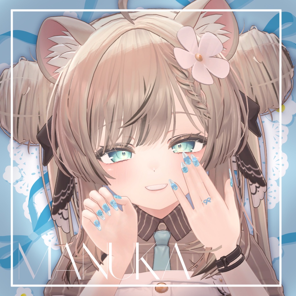 SALE!【14アバター対応】RibbonNailTip【MA設定済】