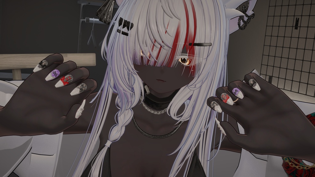 SALE!【14アバター対応】RibbonNailTip【MA設定済】