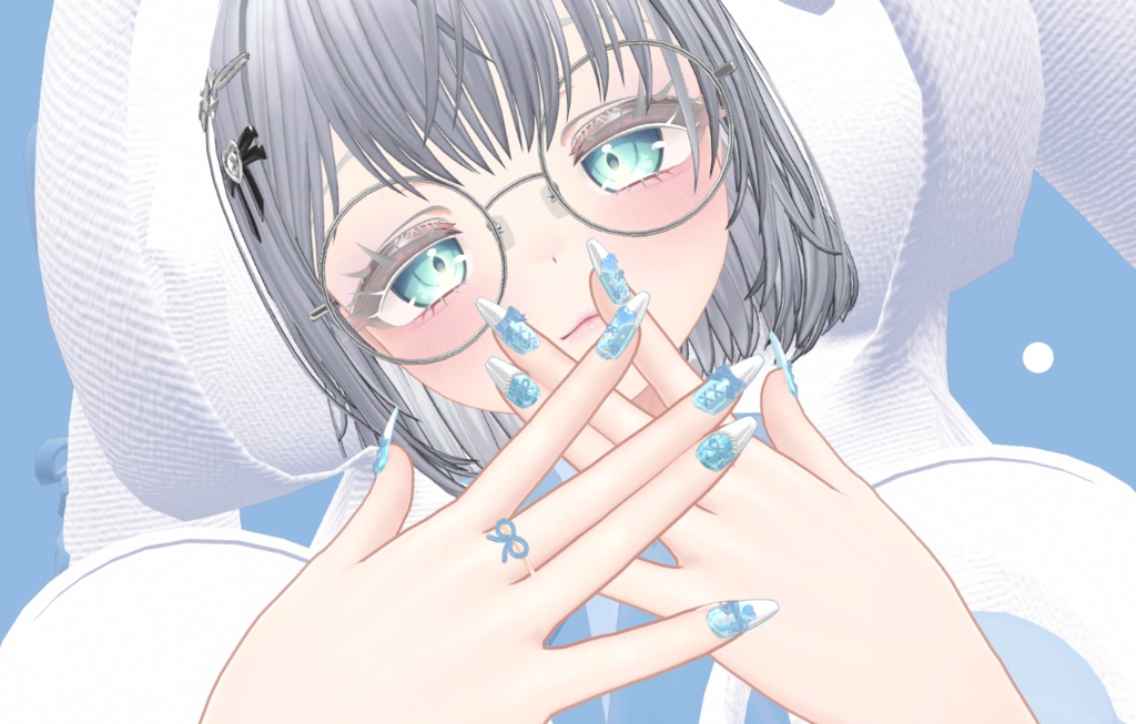 SALE!【14アバター対応】RibbonNailTip【MA設定済】