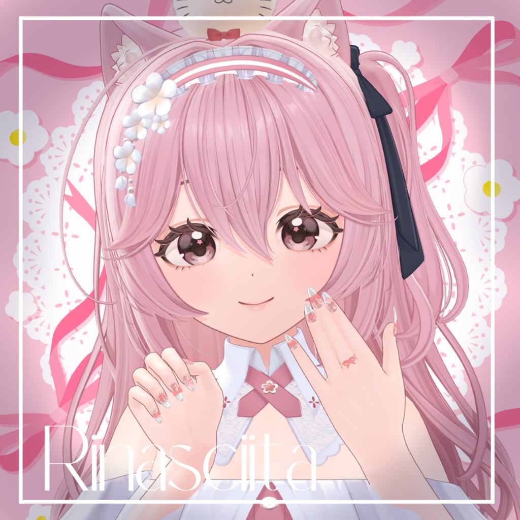 SALE!【14アバター対応】RibbonNailTip【MA設定済】