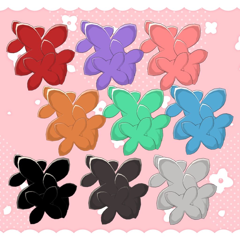 【無料・Freeあり】Petal Acc Set【キプフェル対応】