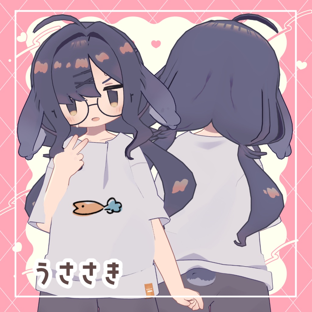 SALE!【9アバター対応】もふくらげヘア【PB・MA設定済】