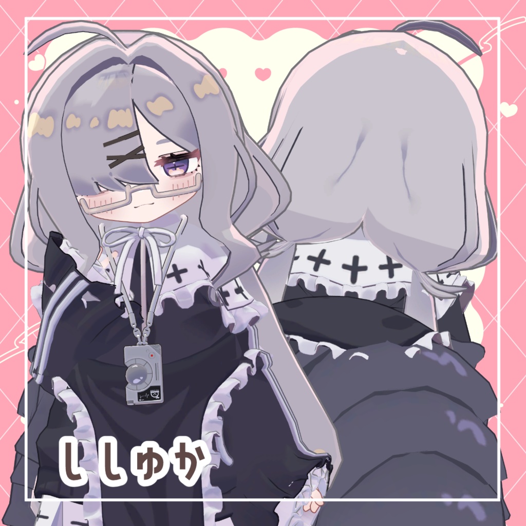 SALE!【9アバター対応】もふくらげヘア【PB・MA設定済】