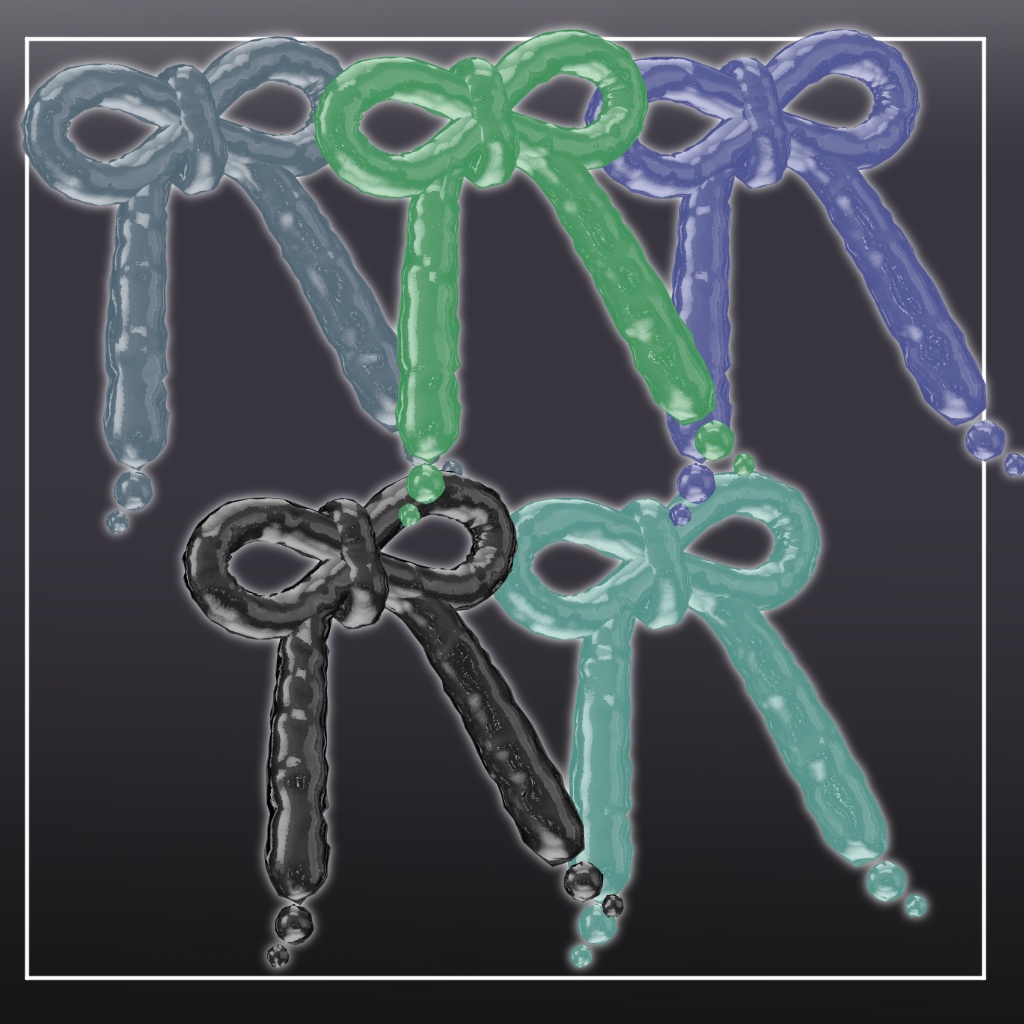 SALE!【PB設定済】H2O Ribbon【3Dアクセサリー】