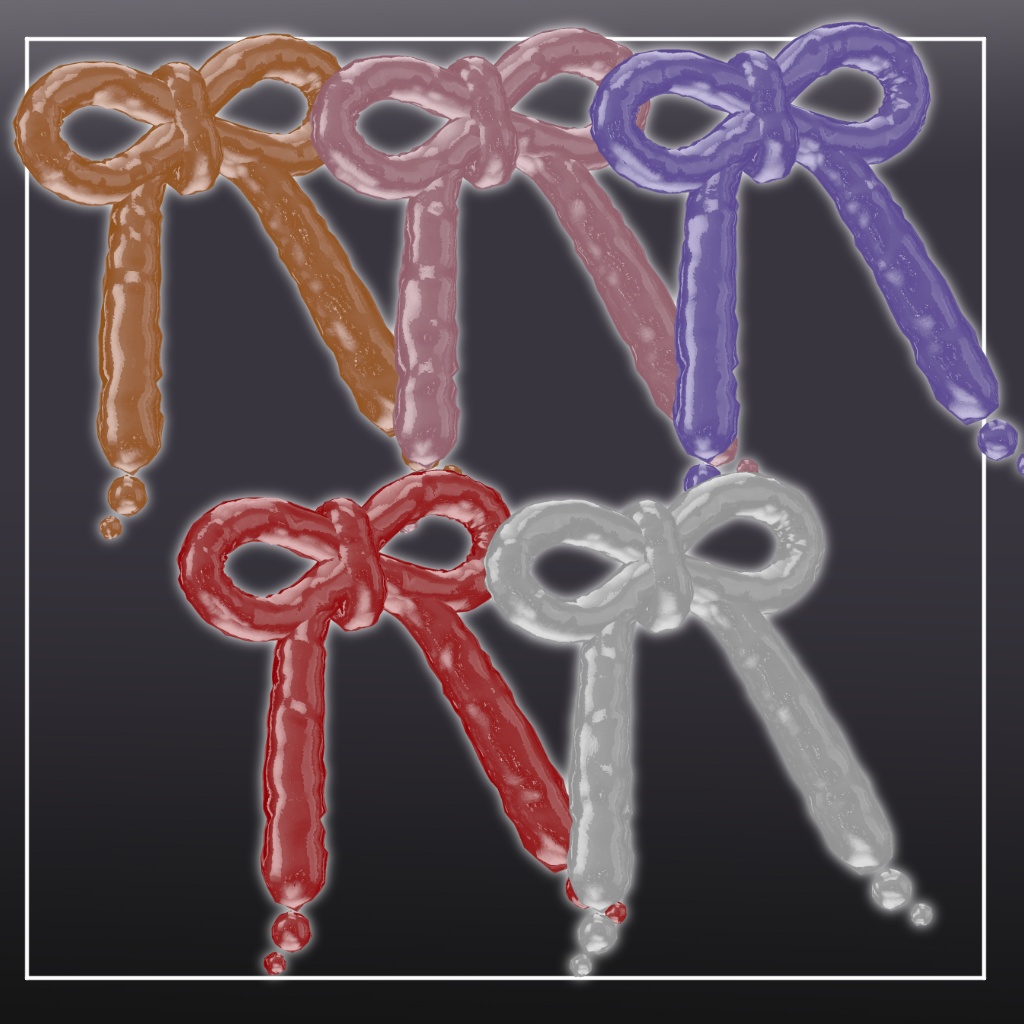 SALE!【PB設定済】H2O Ribbon【3Dアクセサリー】