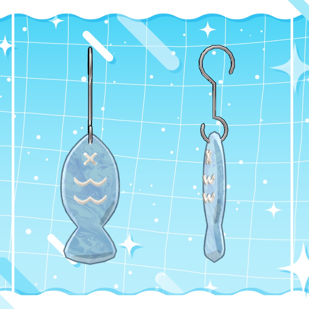 【期間限定無料・Free】おさかなピアス【キプフェル対応】