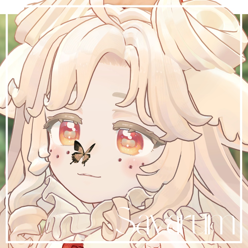 【6アバター対応】Face Butterfly【MA・PB対応】