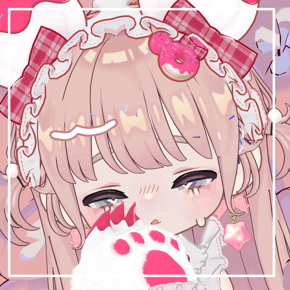 【期間限定無料・FREE】ハイライトのヘアピン【キプフェル対応】