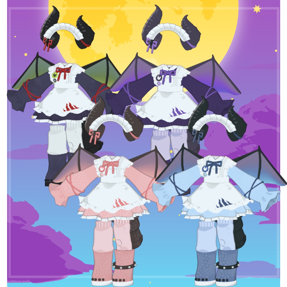 SALE!【4アバター対応】どらめいど【まめふれんず・みみのこ・えも研・くるるアバター】