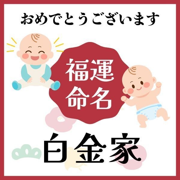 【白金家】福運名前集・PDF形式