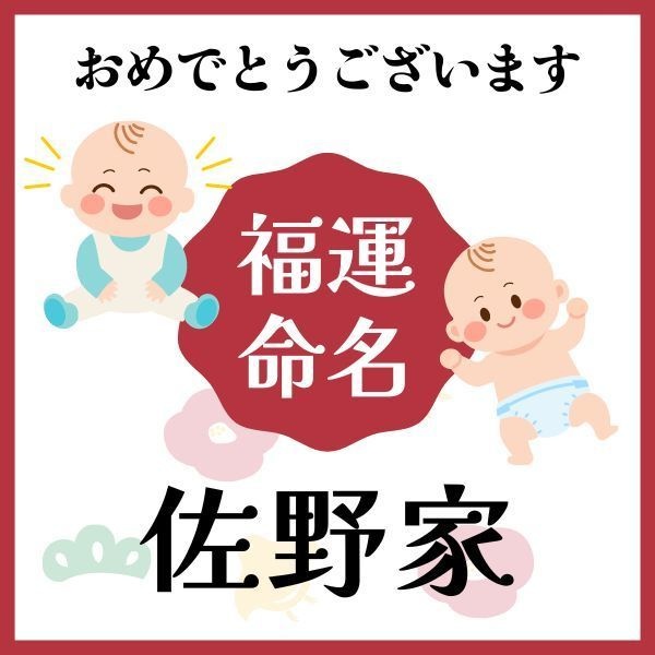 【佐野家】福運名前集・PDF形式