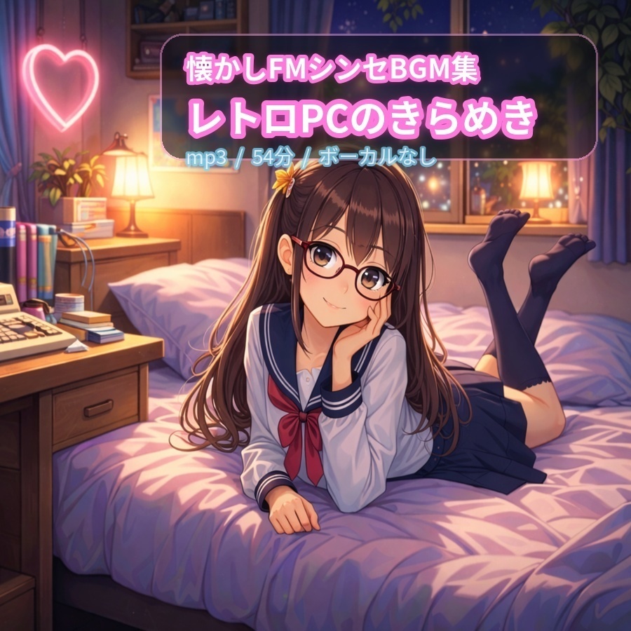 懐かしFMシンセBGM集 ― レトロPCのきらめき（54分／ボーカルなし）