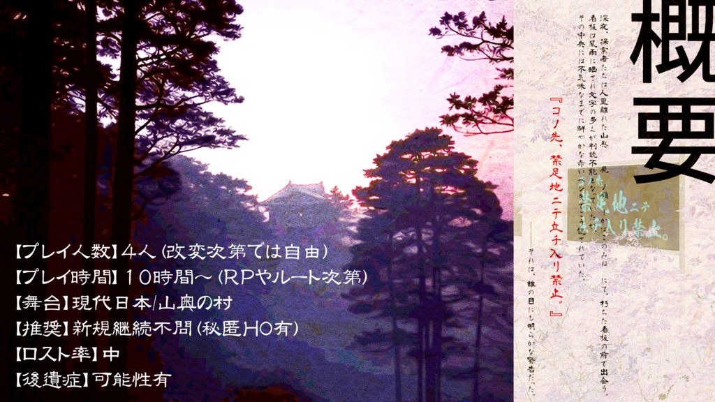 CoC『黄昏ノ森』【SPLL:E191034】