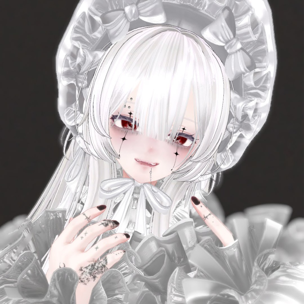 Dark Doll make up texture #ateliersuuria