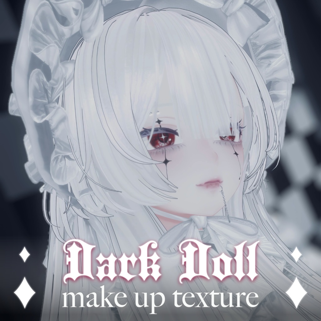 Dark Doll make up texture #ateliersuuria