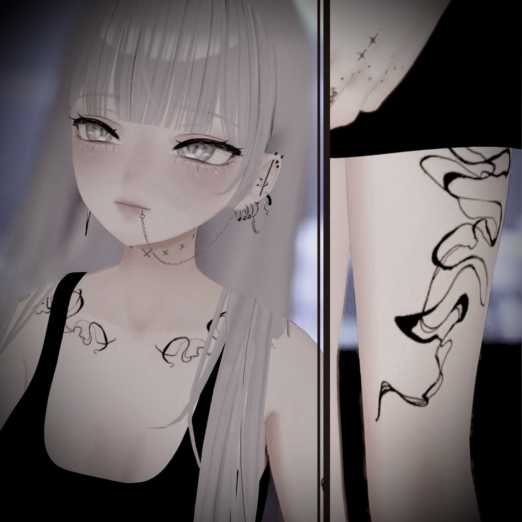Smoke tattoo texture #ateliersuuria
