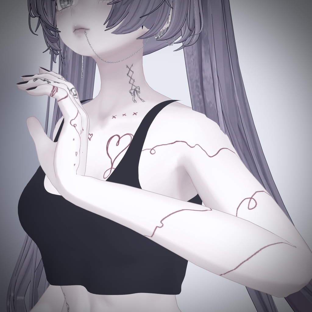 Thread of Fate Body tattoo texture #ateliersuuria