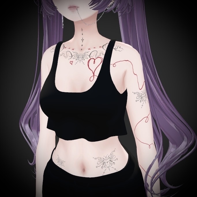 Butterfly tattoo texture #ateliersuuria