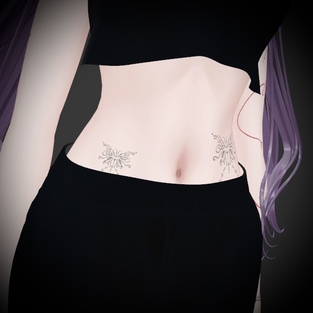 Butterfly tattoo texture #ateliersuuria
